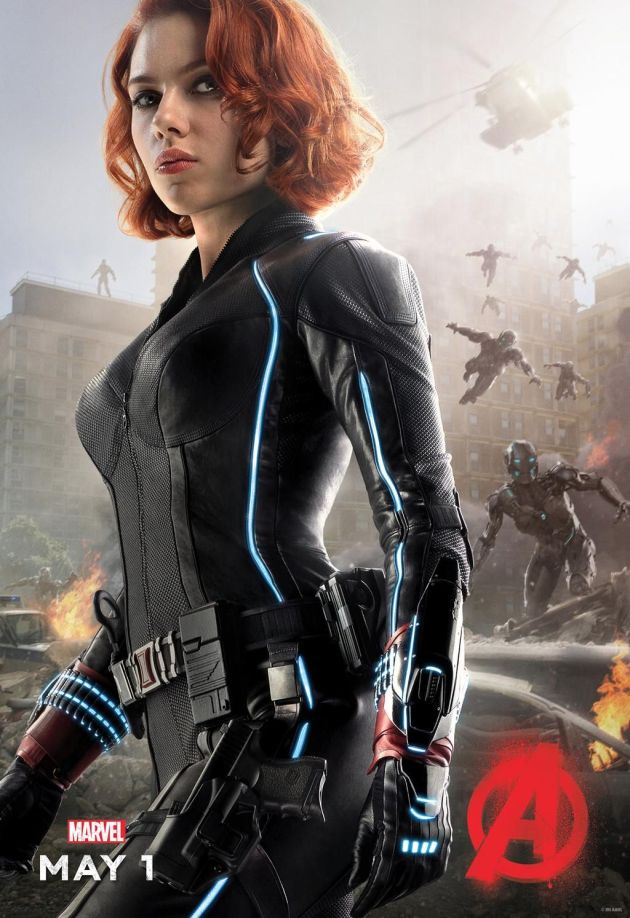 avengers age of ultron black widow poster