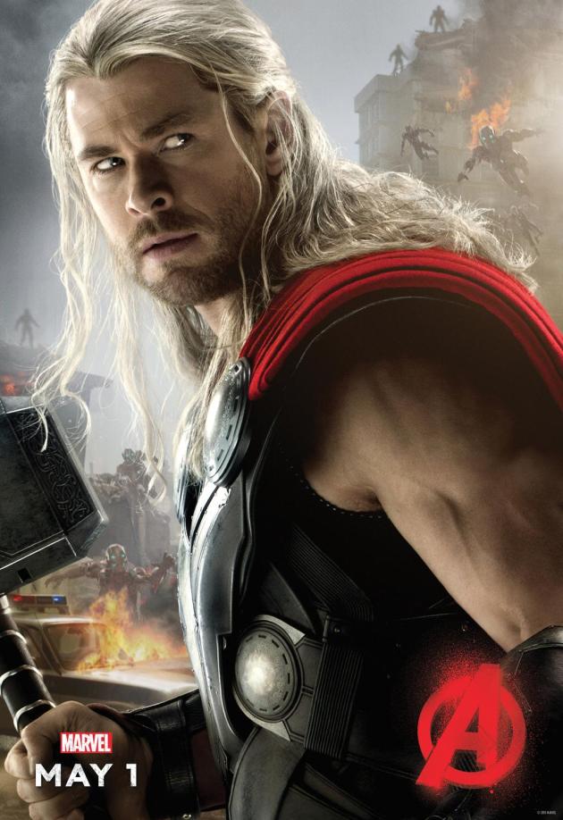 avengers age of ultron thor poster