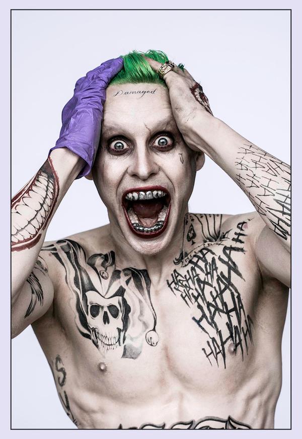 first look at jared leto as joker from suicide squad